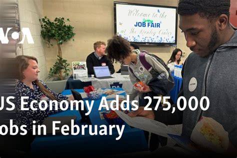 Us Economy Adds Jobs In February