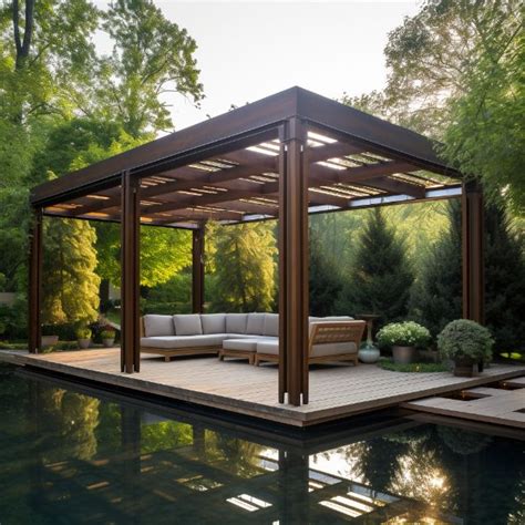 How Tall Should A Pergola Be On A Deck Egy Gazebo