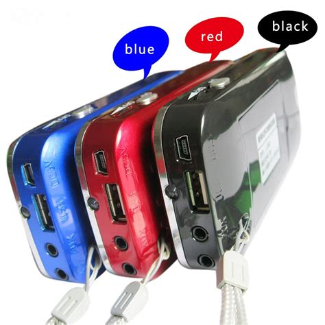 Высокое качество Портативный Y-501 FM радио цифровой аудио музыкальный ...