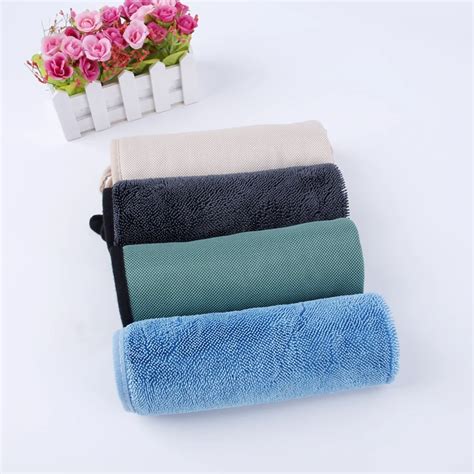 Korean Quality 600gsm Edgeless Twist Loop Microfiber Drying Towel High