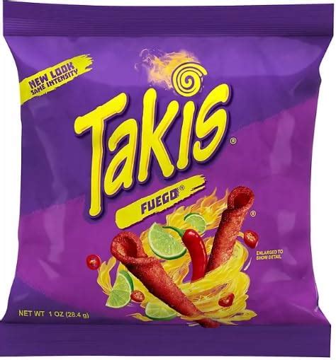 Paquete Takis Fuego Rolled Tortilla Chips 1 Oz 46 Unidades En