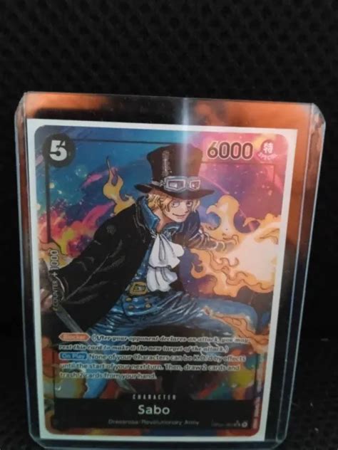 CARTE ONE PIECE Sabo Super Rare Parrallel ENG Mint OP04 083 EUR 10