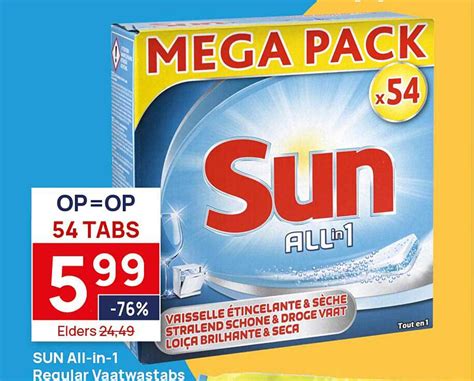 Sun Vaatwastabs Aanbieding Bij Lidl 1Folders Nl