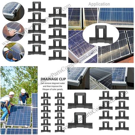 Solar Panel Water Drain Clips In Pv Industry