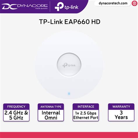 Dynacore Tp Link Eap Hd Ax Wireless Dual Band Multi Gigabit