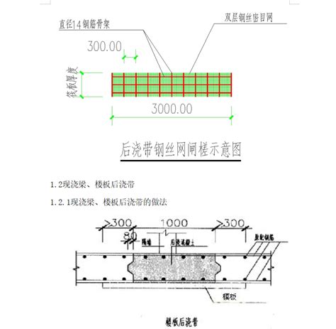 后浇带专项施工方案 7p免费下载 建筑施工 土木工程网