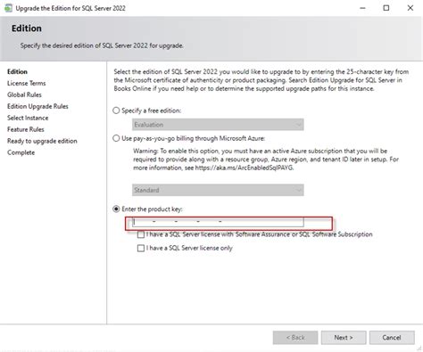 Upgrade SQL Server From Evaluation Edition To Standard Or Enterprise