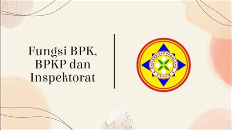 Fungsi BPK BPKP Dan Inspektorat Universitas Pamulang YouTube