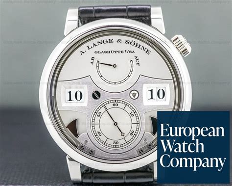 A Lange And Sohne Zeitwerk Striking Time Platinum