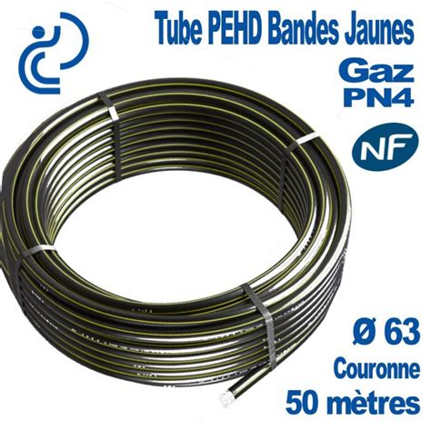 Tube Pehd Bandes Jaunes D Nf Pn Couronne De Ml