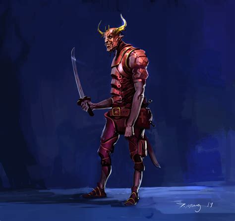 Artstation Red Armor