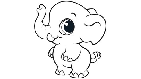 Elephant Colouring Pages