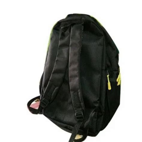 Polyester Black Plain Laptop Backpack At Rs In Ranchi Id