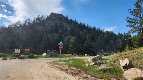 West Pine Creek Road Colorado Offroad Trail Guide Map