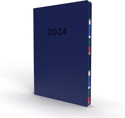 Collins Edge Mira 2024 Diary Week To A View Size A5 Navy Amazon