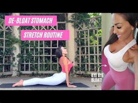 5 Min Stomach De Bloating Stretch Routine Helps With Excess Gas