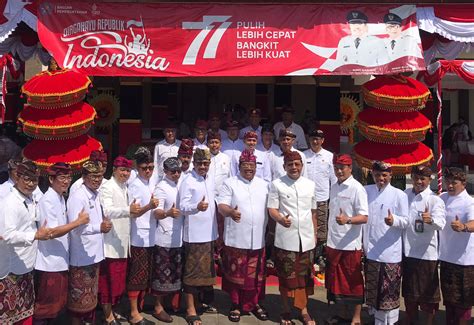 Galeri Foto Upacara Bendera Peringatan Hut Ke 77 Kemerdekaan Republik Indonesia Tahun 2022