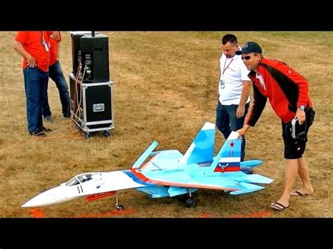 Huge Rc Sukhoi Su Ub Flanker Scale Model Turbine Jet Flight