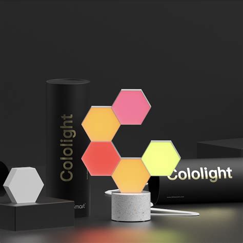 Hexagon Rgb Light Panels Gaming And Decoration Light Cololight Pro