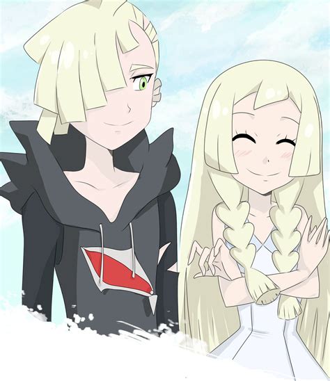 Pokemon: Gladion and Lillie by aethertastic on DeviantArt