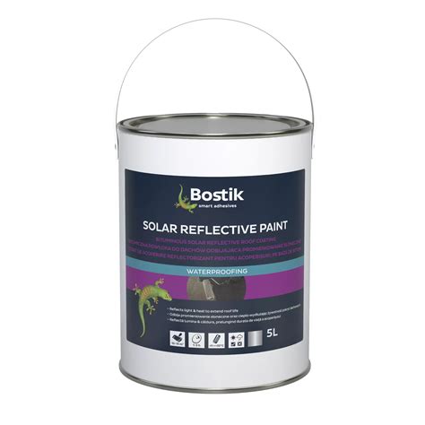 Bostik Grey Solar Reflective Paint 5l Departments Diy At Bandq