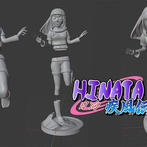 Stl File Naruto Hinata Hyuga・design To Download And 3d Print・cults