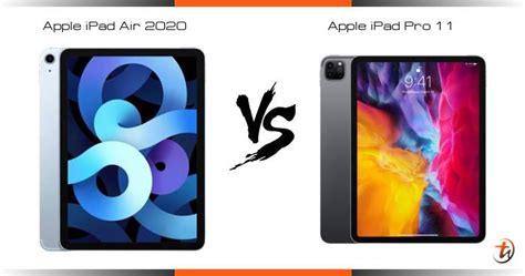 Compare Apple Ipad Air 2020 Vs Apple Ipad Pro 11 Specs And Malaysia Price Tablet Features