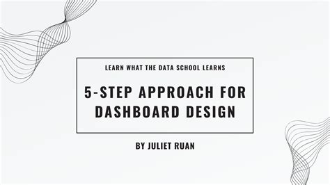 5 Step Approach For Dashboard Design Learn What The Data School Learns The Data School Down