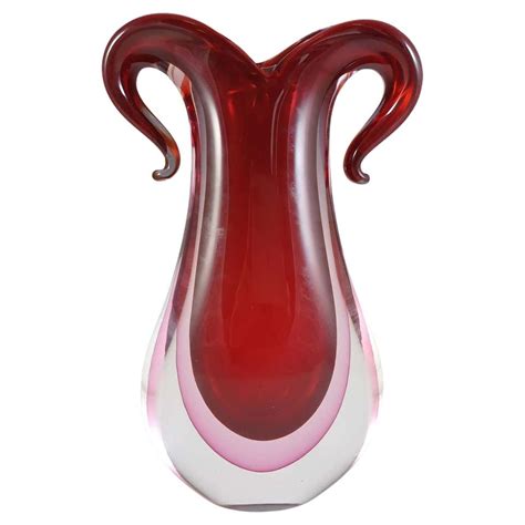 Murano Glass Red Label 150 For Sale On 1stdibs Murano Glass Labels Glass Cylinder Vases