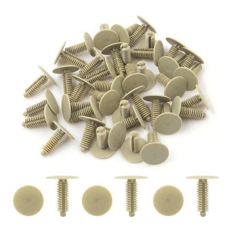 Amazon Unifizz 40pcs Plastic Car Door Trim Panel Push Rivets 7mm