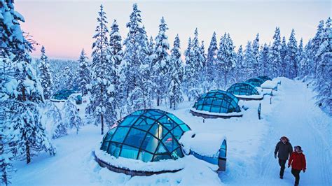 Worlds Most Unique Hotels Kakslauttanen Arctic Resort See The Northern Lights Igloo Village