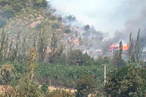 Declaran Alerta Roja En San Jos De Maipo Por Incendio Forestal La