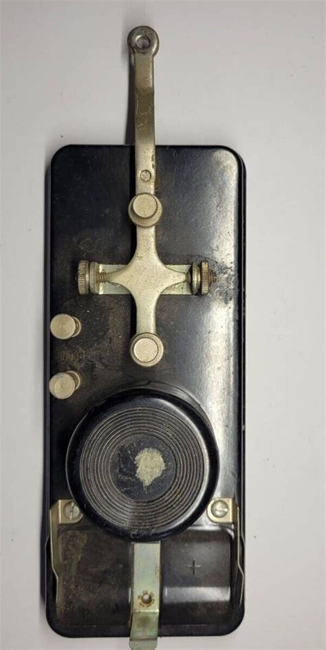 Vintage Morse Code Telegraph Machine Straight Key Telegrapher - Etsy