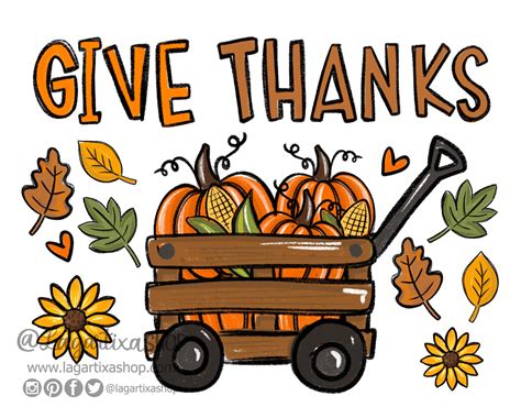 Día De Acción De Gracias Clip Art Imagenes Thanksgiving Day Etsy México