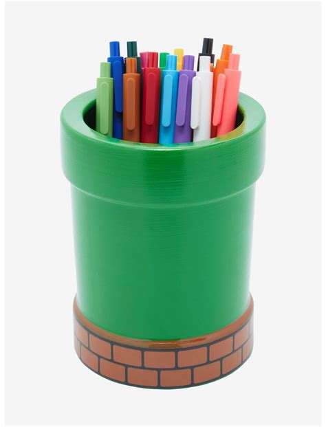 Nintendo Super Mario Bros Warp Pipe Pen And Plant Pot Boxlunch