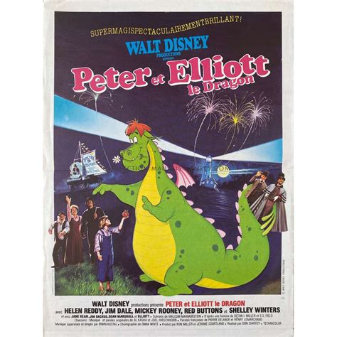 PETE'S DRAGON French Movie Poster - 15x21 in. - 1977