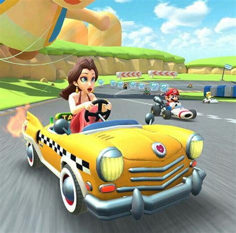 Mario Kart tour, Pauline et le taxi | Mario kart, Mario, Jeux video