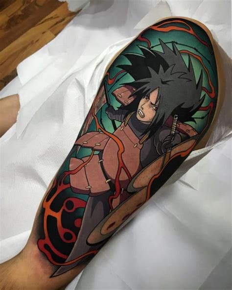 MADARA UCHIHA Naruto Tattoo Anime Tattoos Madara Uchiha