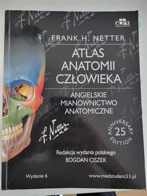 Netter Atlas Anatomii Czlowieka Angielskie Mianownictwo Anatomiczne