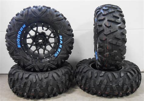 Itp Hurricane Wheels Black Bighorn Tires Honda Foreman Rancher