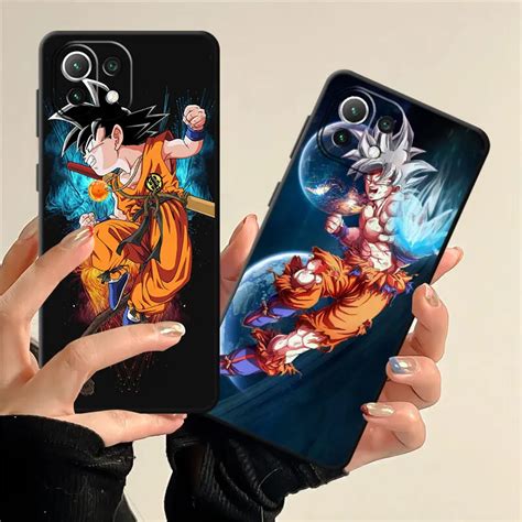 Dragons G Gokus B Balls Anime Funda Preto Caso De Telefone Macio Para