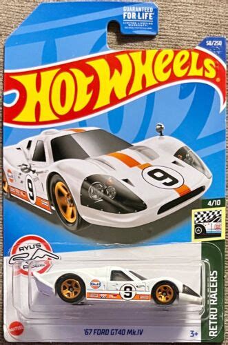 Hot Wheels Retro Racers Ford Gt Mk Iv Hcw