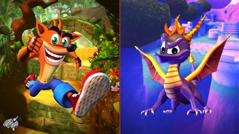 Crash Bandicoot And Spyro The Dragon Pooeuropean