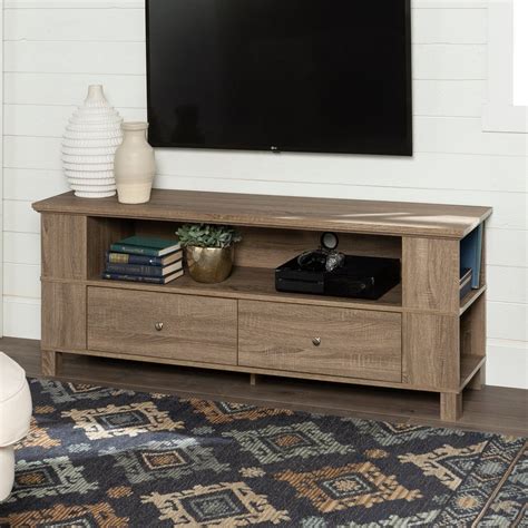 Middlebrook Designs 59 Inch Driftwood Tv Stand Storage Console