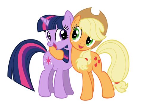 Image Fanmade Applejack With Twilightpng My Little Pony Friendship