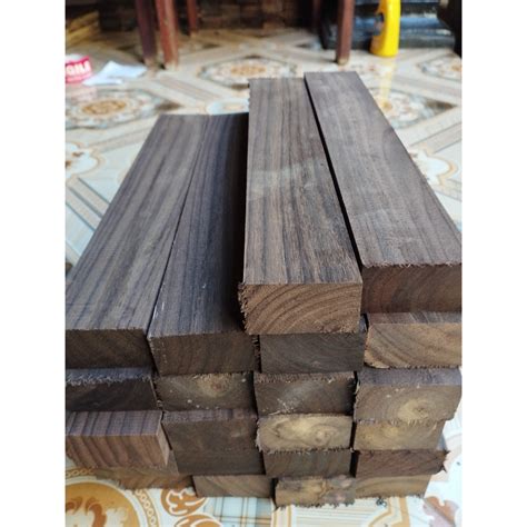 Jual Balok Kayu Sonokeling Ukuran Custom 5cm X 12cm X 60cm Dan 100 X 10