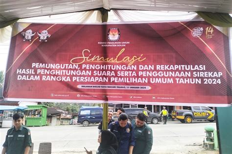 Antisipasi Kendala Kpu Kabupaten Solok Gelar Simulasi Pemungutan Dan