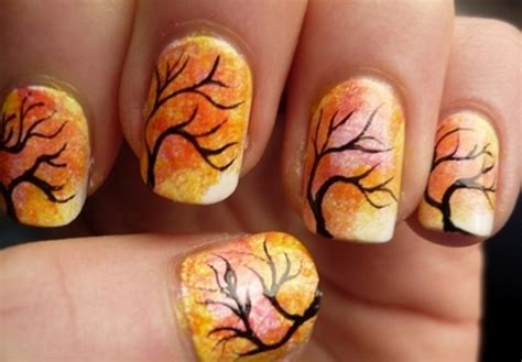 35 Leaf Nail Art Ideas - nenuno creative