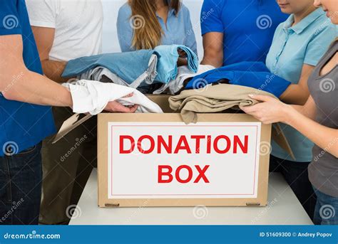 People Donating Clothes Stock Photo Image Of Participate 51609300