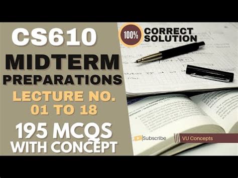 Cs610 Midterm Preparation 2024 Cs610 Midterm Exams Preparation By Vu